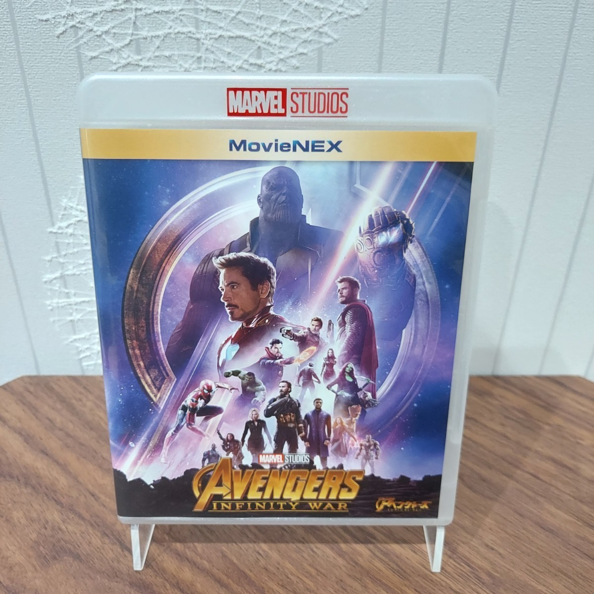 【目立った傷や汚れなし】アベンジャーズ インフィニティ・ウォー ブルーレイ +DVD Blu ray マーベル 映画 アイアンマン ブラック