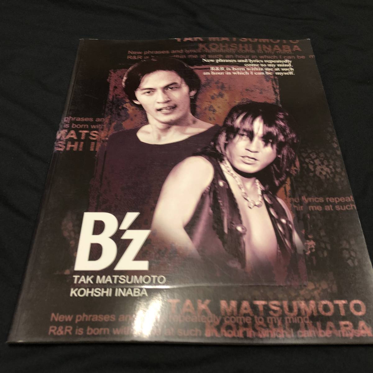 やや傷や汚れあり】B'z 写真集 パンフレット☆稲葉浩志 松本孝弘の
