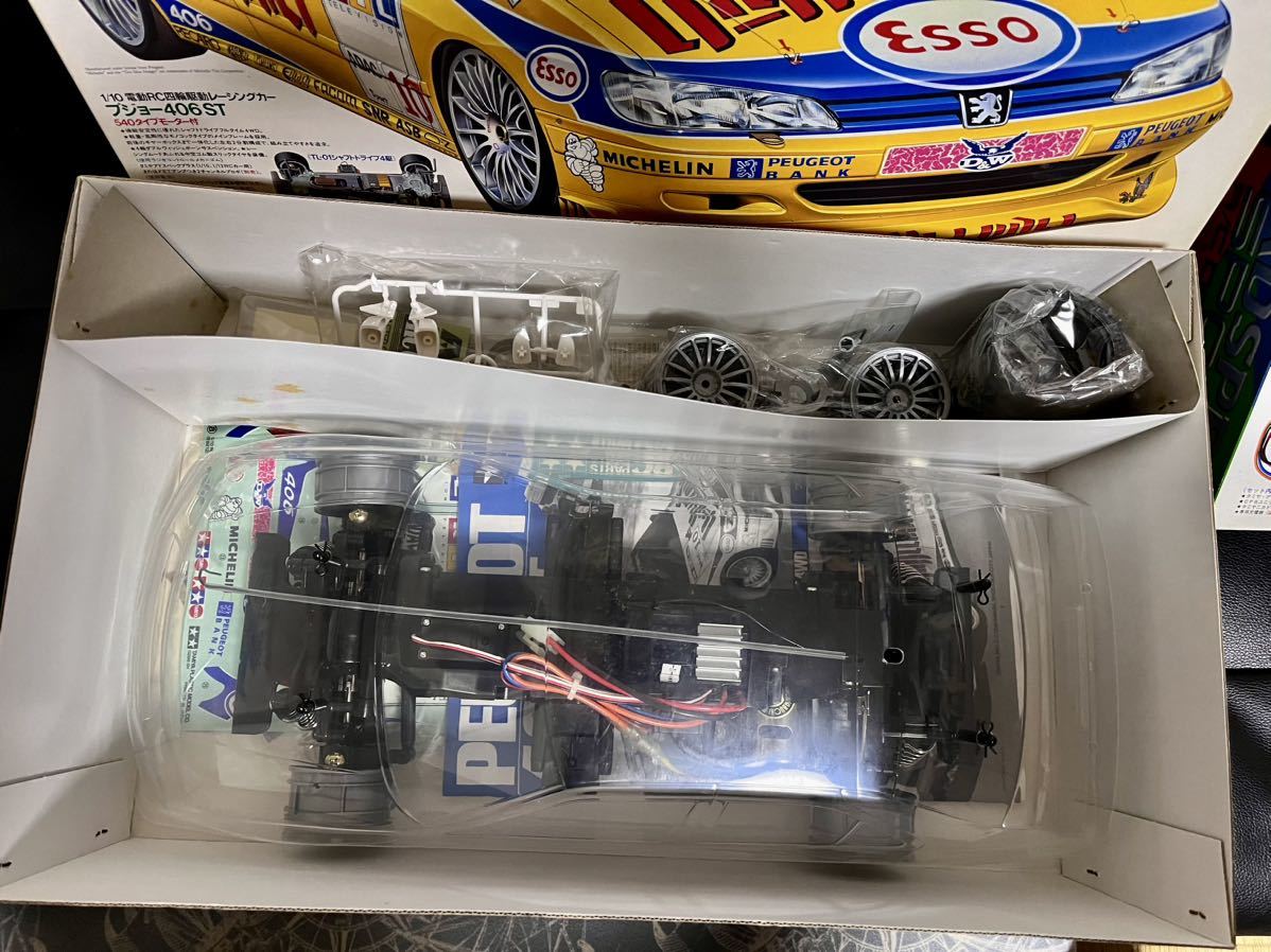 タミヤ　TT01E プジョー406 タミヤ TT01E プジョー406 Tamiya TL-01 Peugeot 406 st 1/10