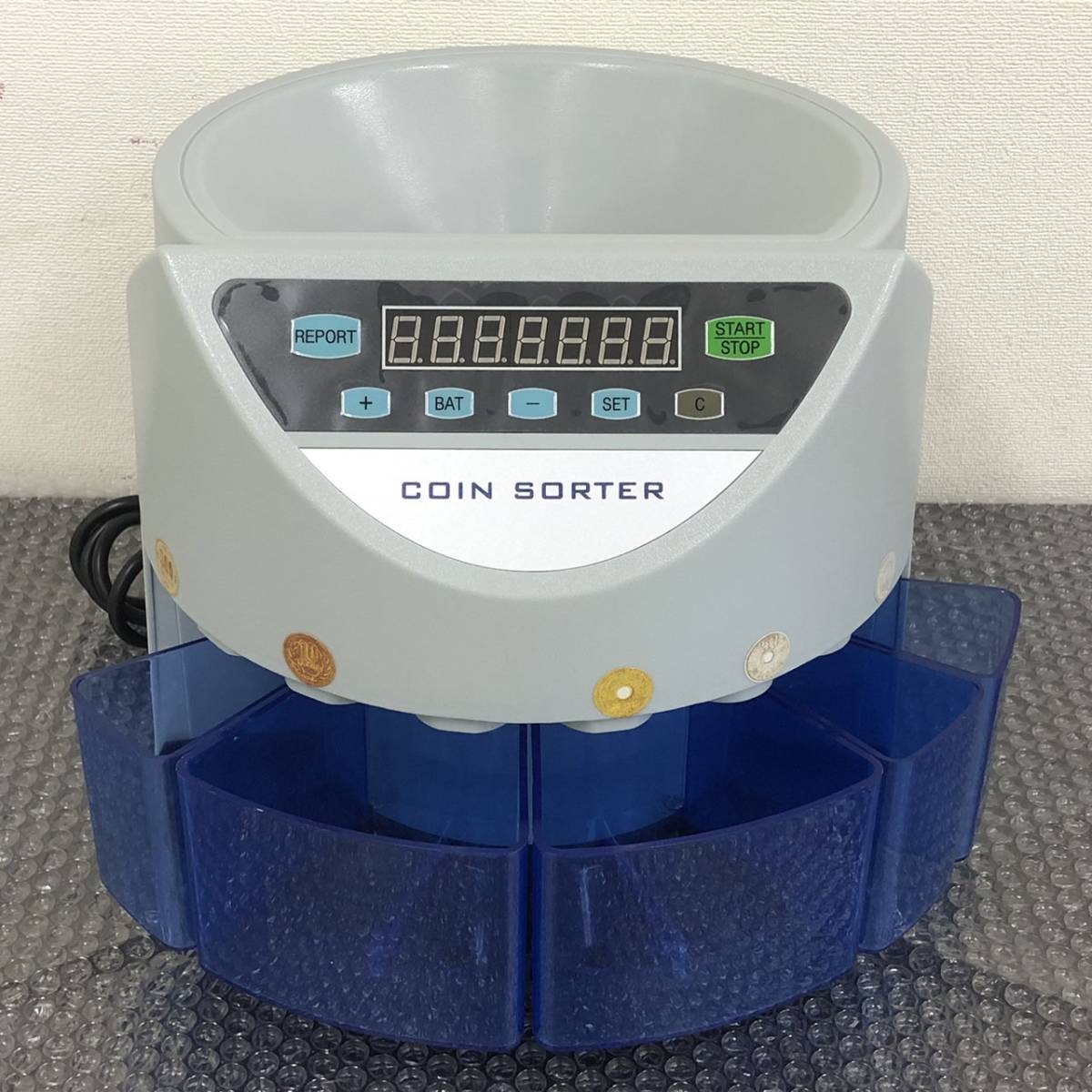 【全体的に状態が悪い】L265306(041)320/TH3000【名古屋】COIN SORTER コインソーター コインカウンター