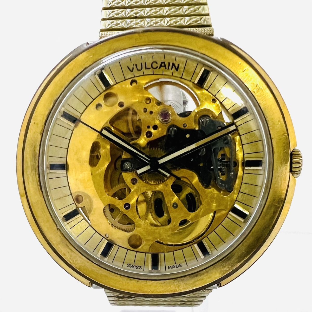 大宮店】 VULCAIN/バルカン スケルトン 手巻き 懐中時計 【中古】