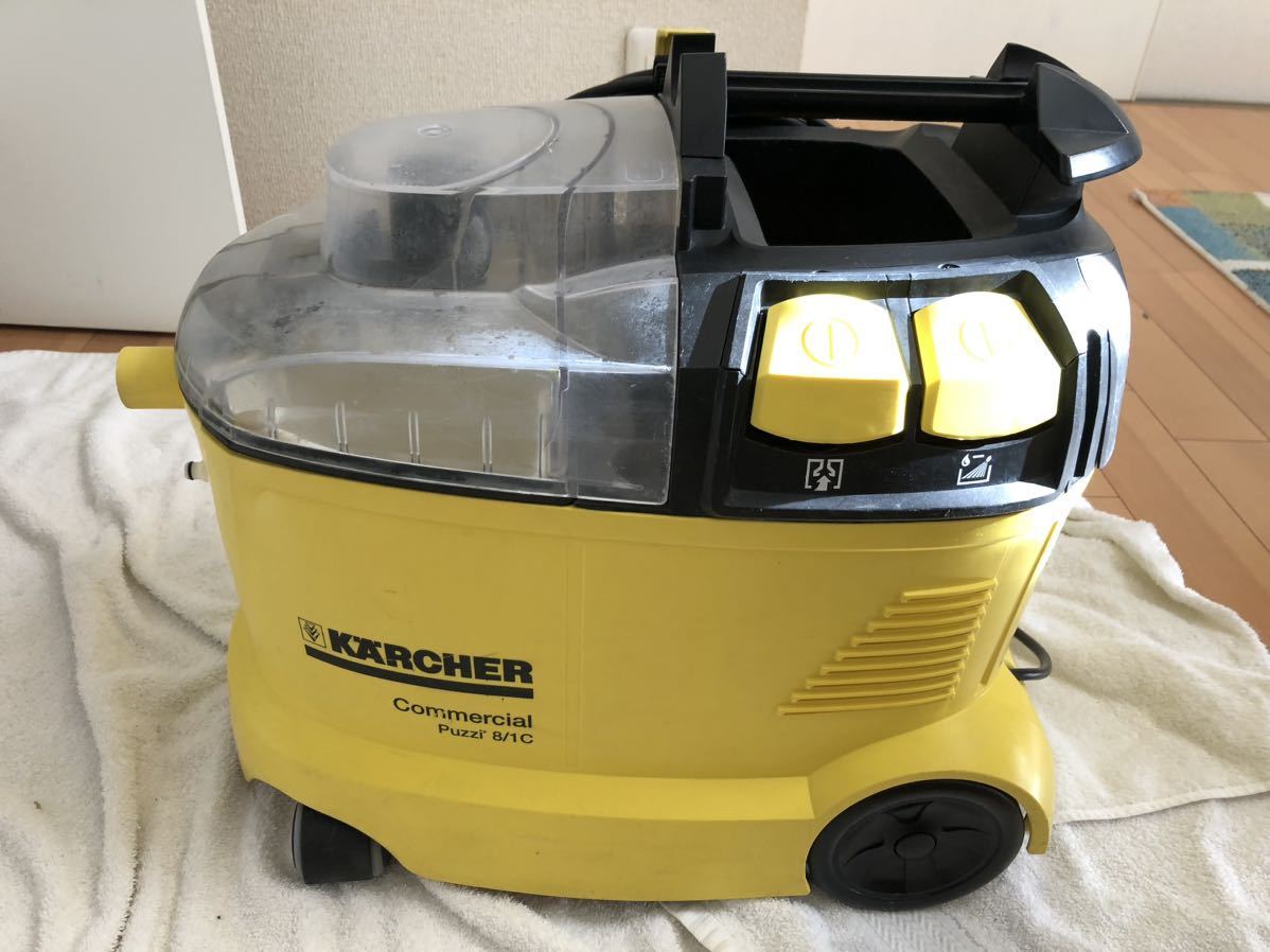 ジャンク】ケルヒャー 業務用リンサークリーナー puzzi 8/1c 傷や汚れ