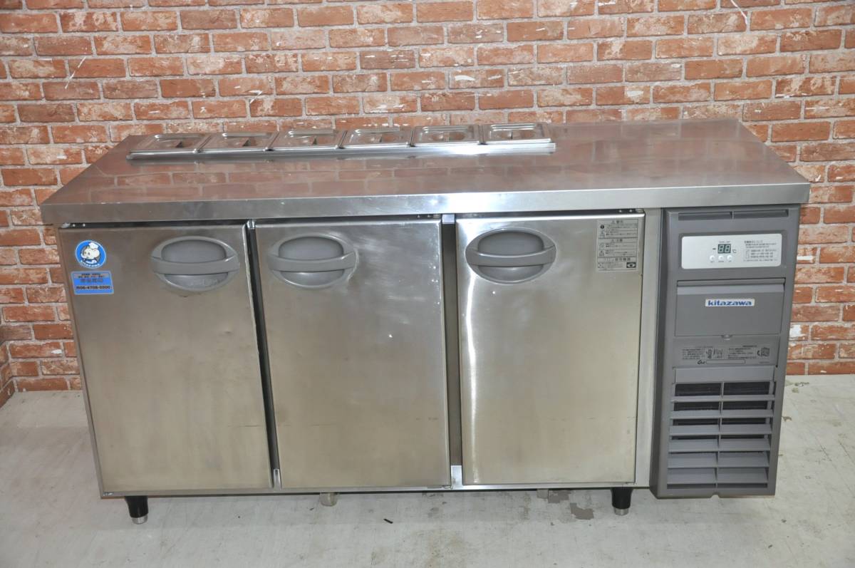 フクシマ 業務用 縦型 冷凍庫2面 冷蔵庫2面 548L 店舗 飲食店 URN 