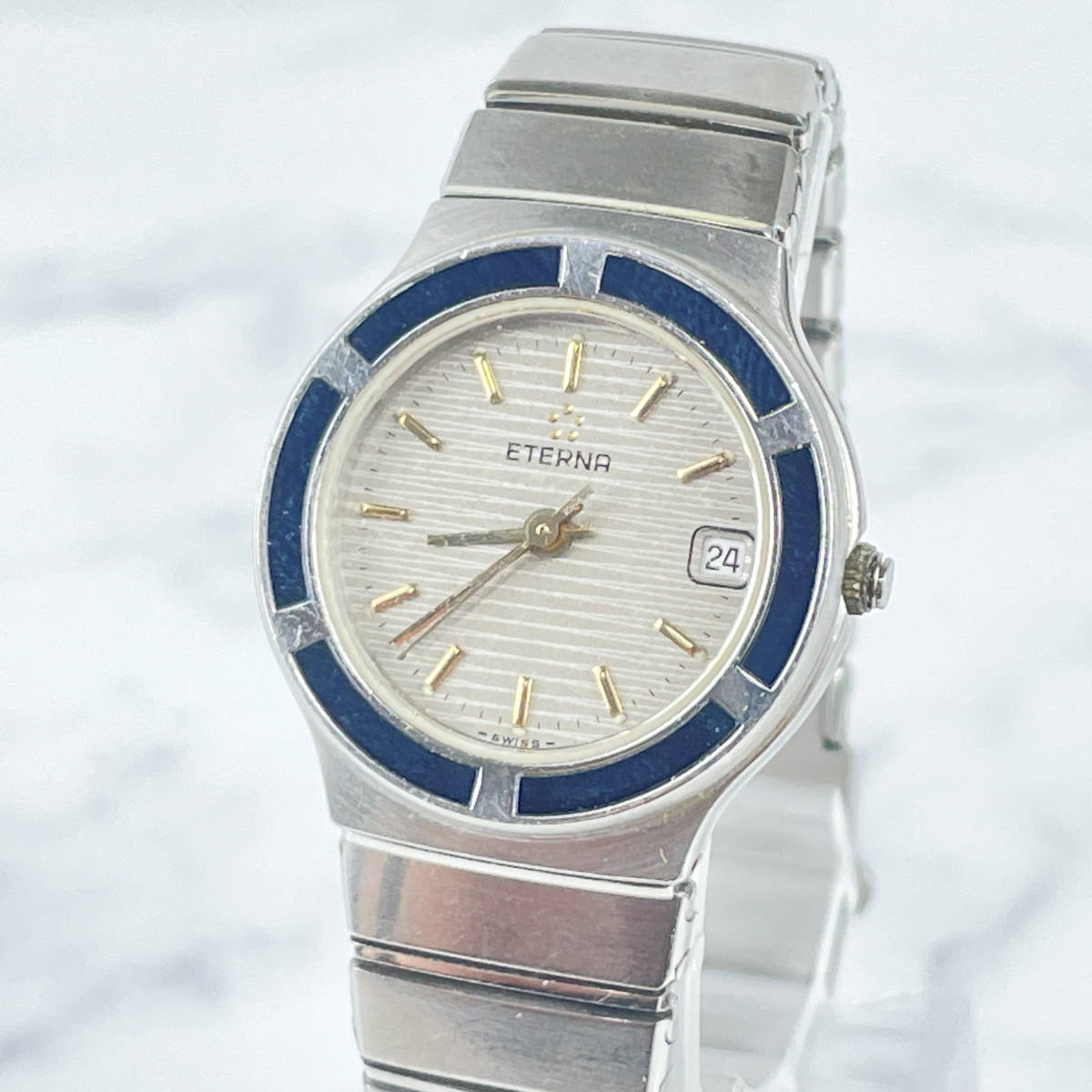 ETERNA 腕時計 金無垢 18金 約62g K18YG エテルナ
