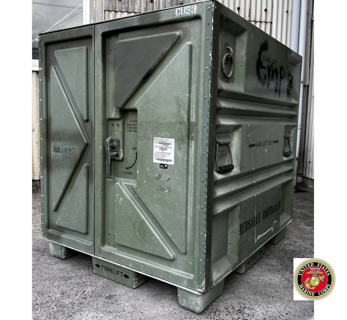 【factory】米軍放出品　コンテナ MILITARY STORAGE BOX 米軍払い下げ品の商品詳細｜ミリタリー