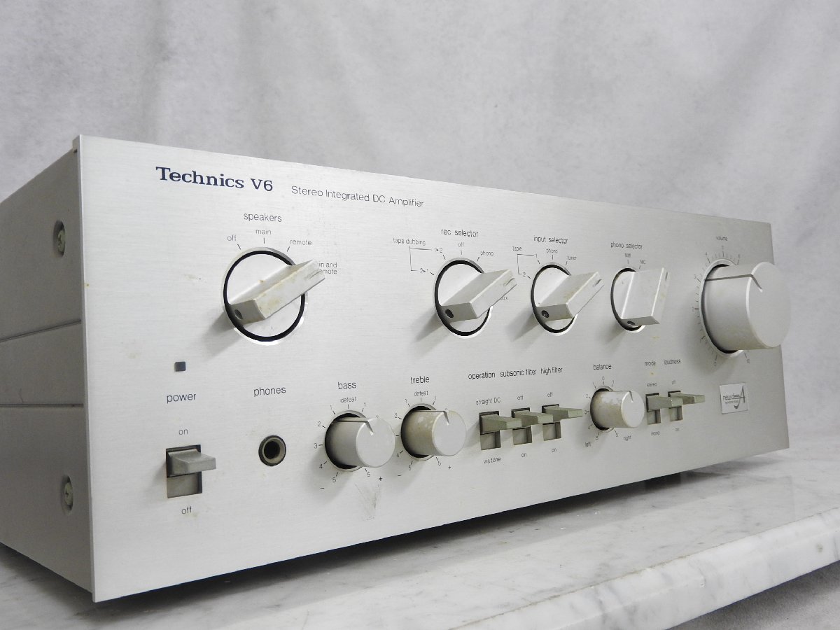 Technics SU-V6 プリメインアンプ ジャンク
