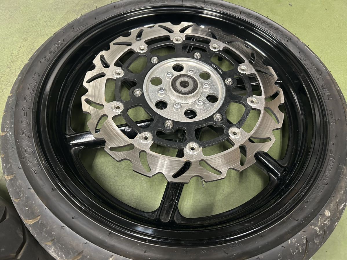 dトラッカー/klx250用前後キャストホイール、ブレーキセット dトラッカー/klx250用前後キャストホイール、ブレーキセット - メルカリ