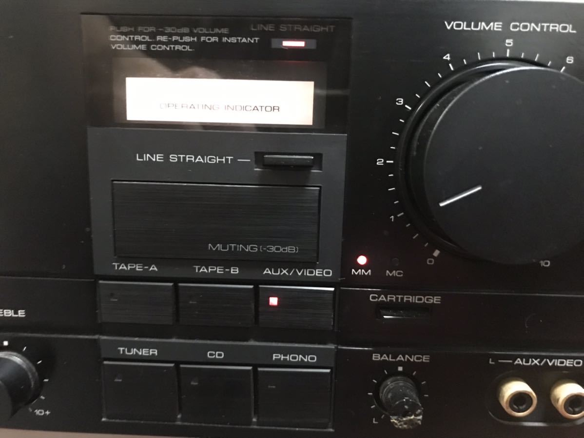 傷や汚れあり】KENWOOD KA-747 STEREO INTEGRATED AMPLIFIER