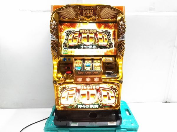 ミリオンゴット　神々の凱旋　実機 実機 ミリオンゴッド-神々の凱旋- コイン不要機仕様 - メルカリ