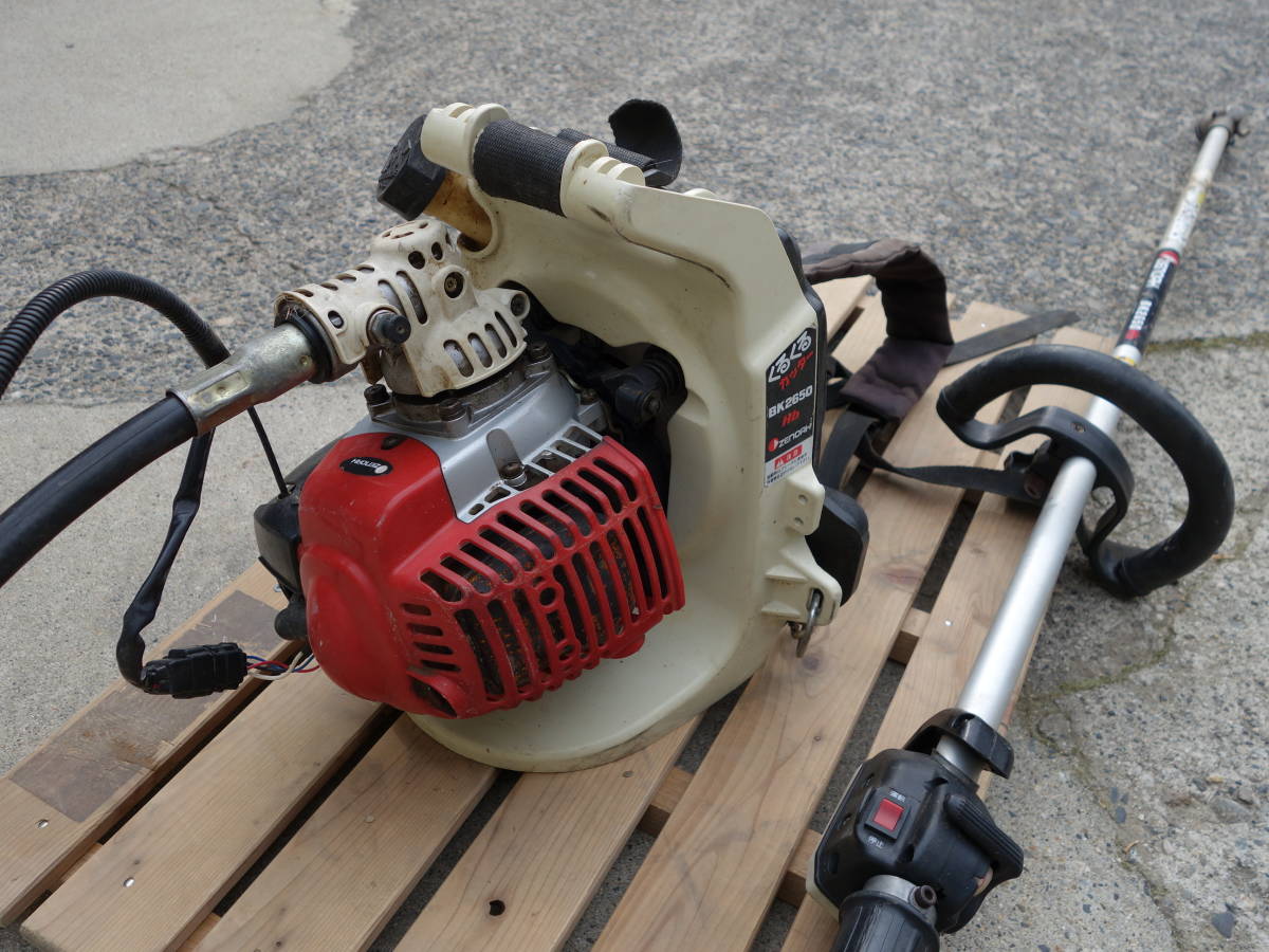 超激得，得価 刈払機・草刈機背負い式・ゼノアくるくるカッター