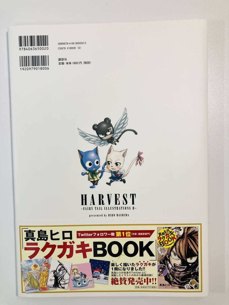 Fairy Tail 画集2冊セット FANTASIA HARVEST 真島ヒロ Hiro Mashima Art book Fantasia Harvest Fairy Tail