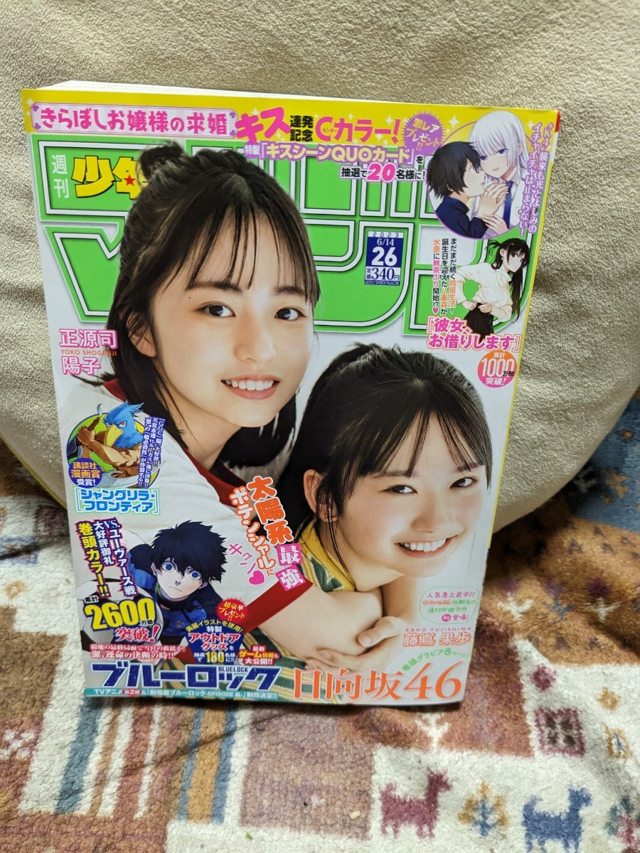 週刊少年マガジン 日向坂46 正源司陽子.藤嶌果歩 チェキ