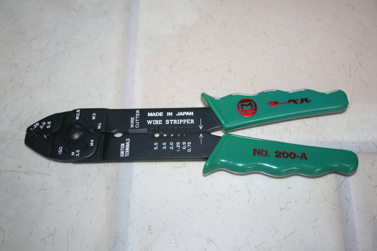 【未使用】MARVEL マーベル IGNITION TERMINALS WIRE CUTTER NO.200A MADE IN JAPANの