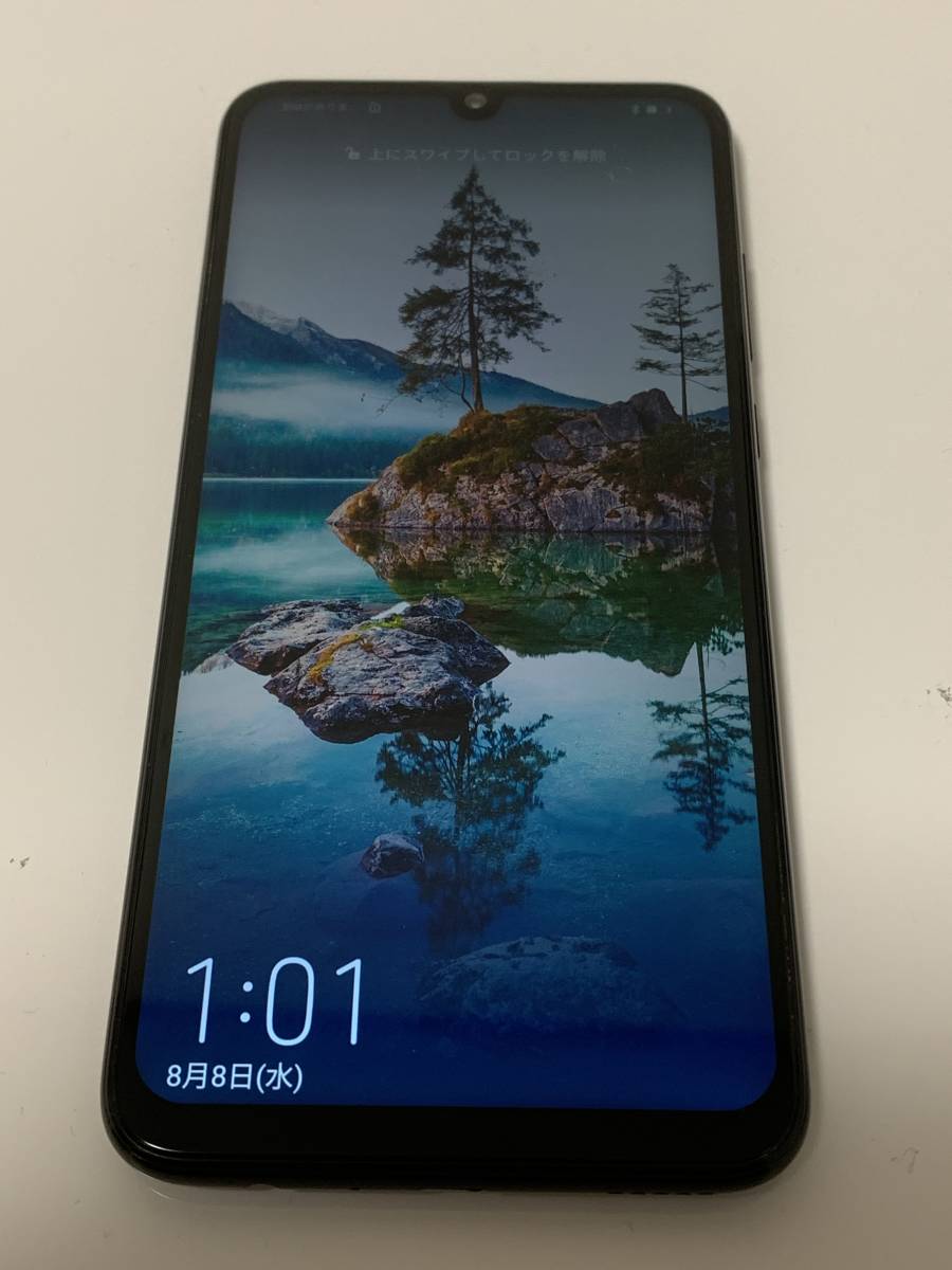 HUAWEI nova lite3 SIMフリーミッドナイトブラック32GB （HUAWEI nova  