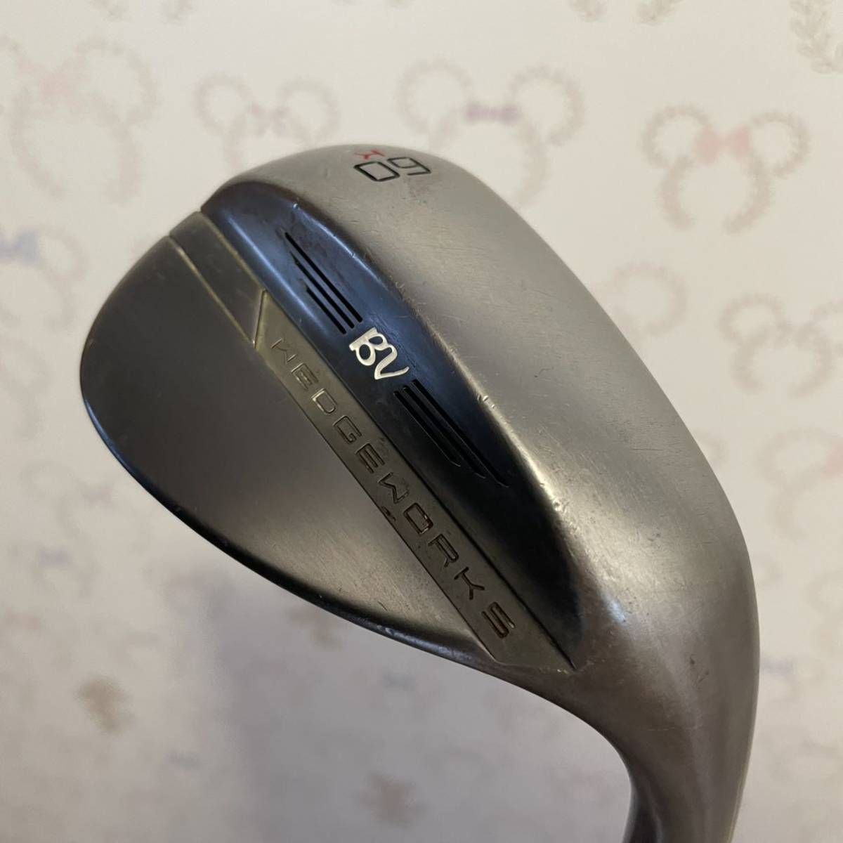 【やや傷や汚れあり】【レア】Wedge Works Custom ウエッジワークス カスタム Titleist Vokey タイトリスト ボーケイ 60° K Grind グラインド rawの