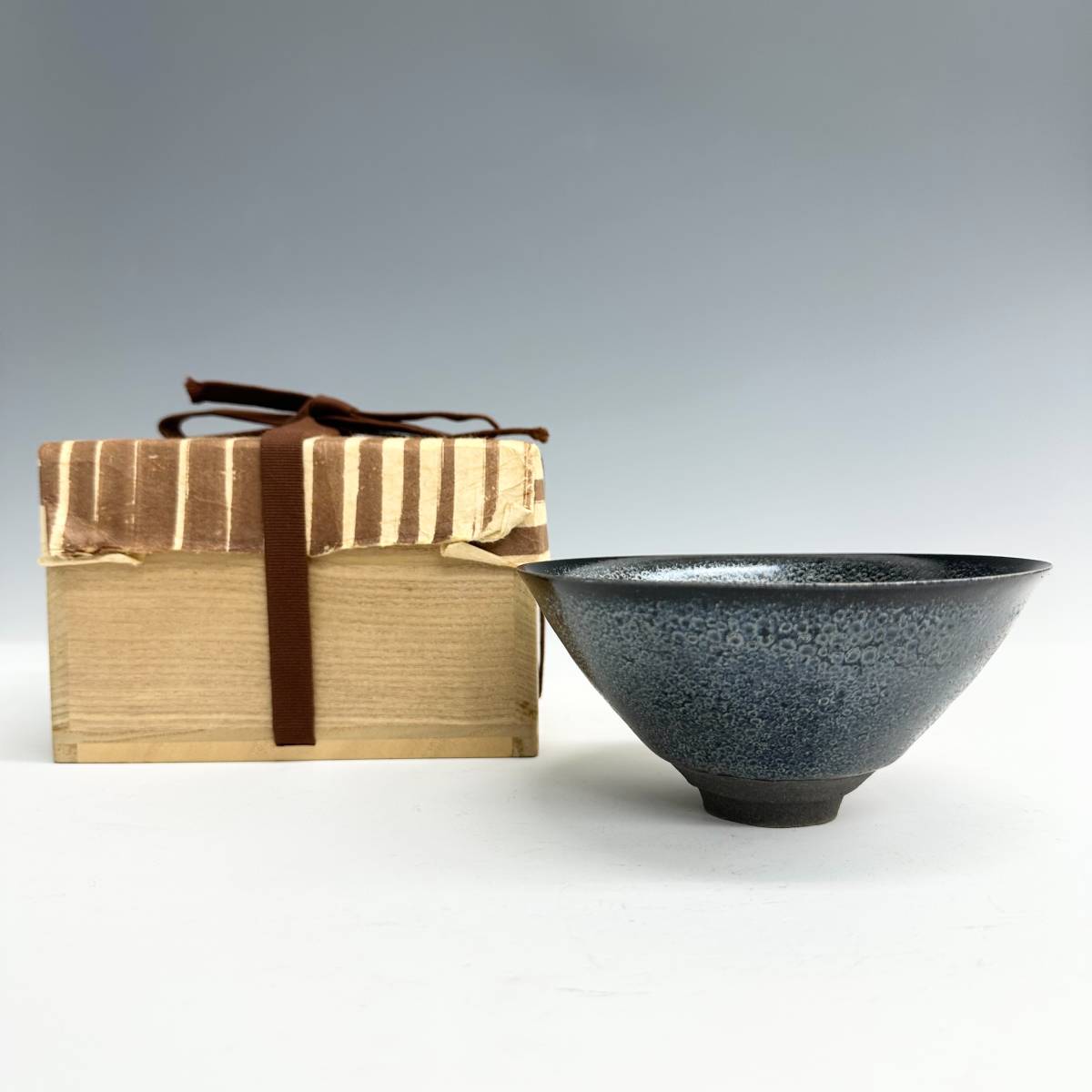 人間国宝 清水卯一 蓬莱燿 盃 最上位作 （ 曜変天目 酒器 酒盃