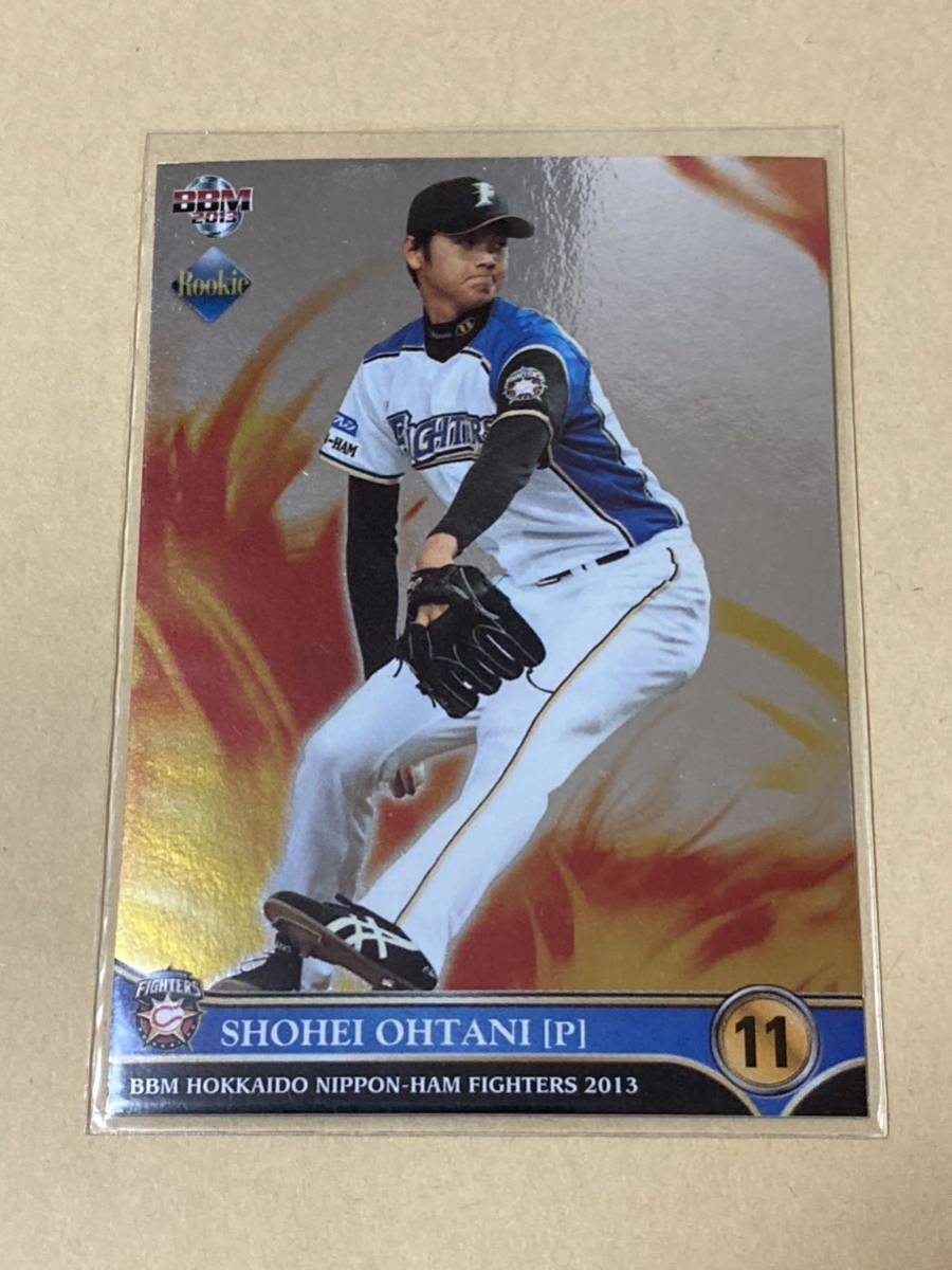 希少 大谷翔平 bbm 2013 ルーキー 銀箔 日本一 サイン カード