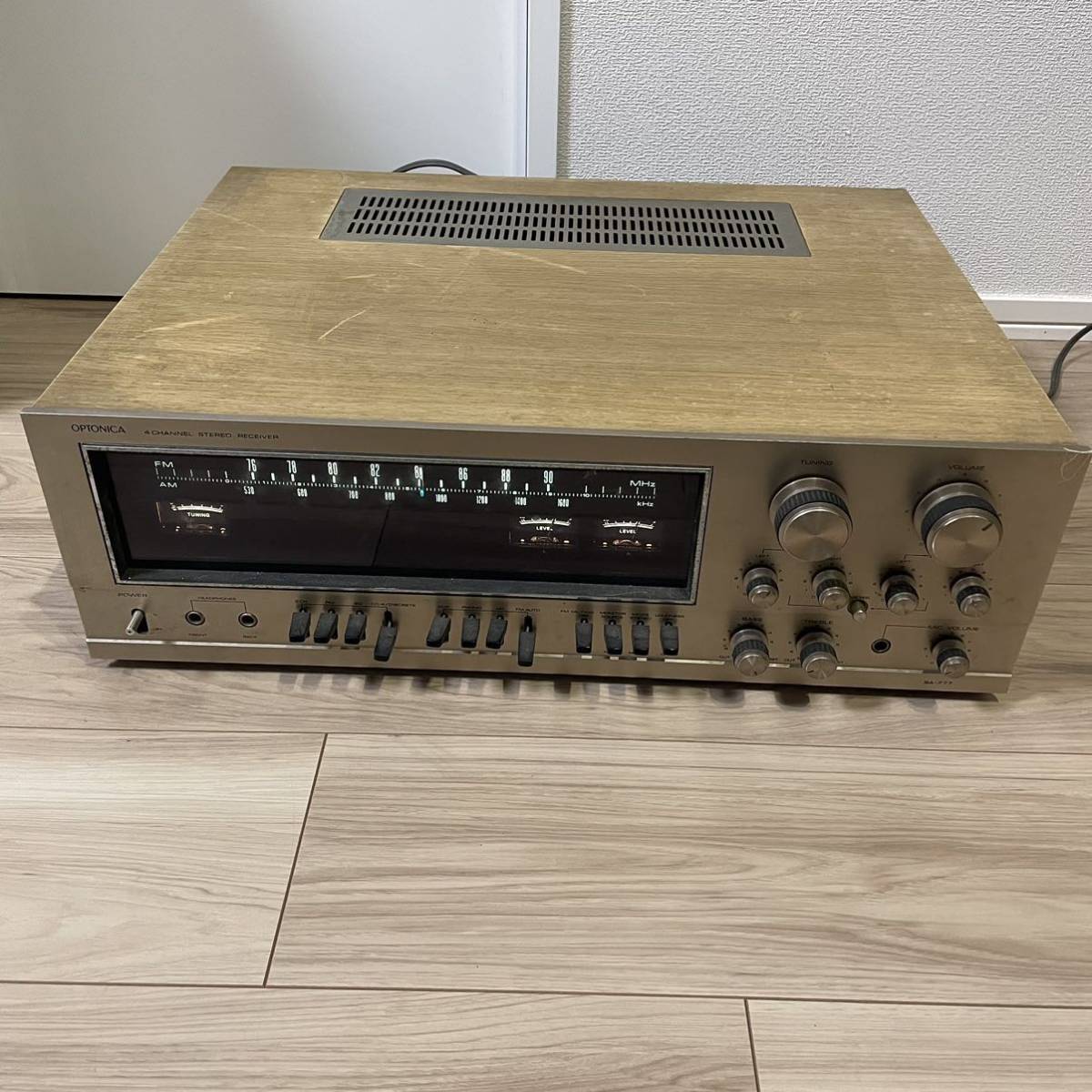 レシーバーアンプ SA-777 4chRECEIVER OPTONICA SA-777 | 70年代の4chステレオの研究