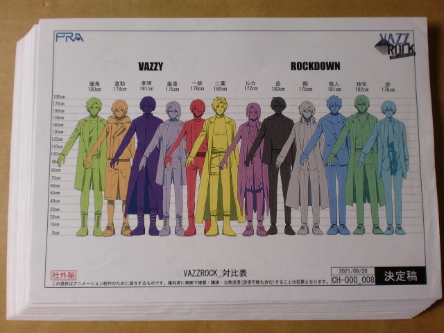 鬼作 THE ANIMATION 設定資料 新藤克太先生 約110枚