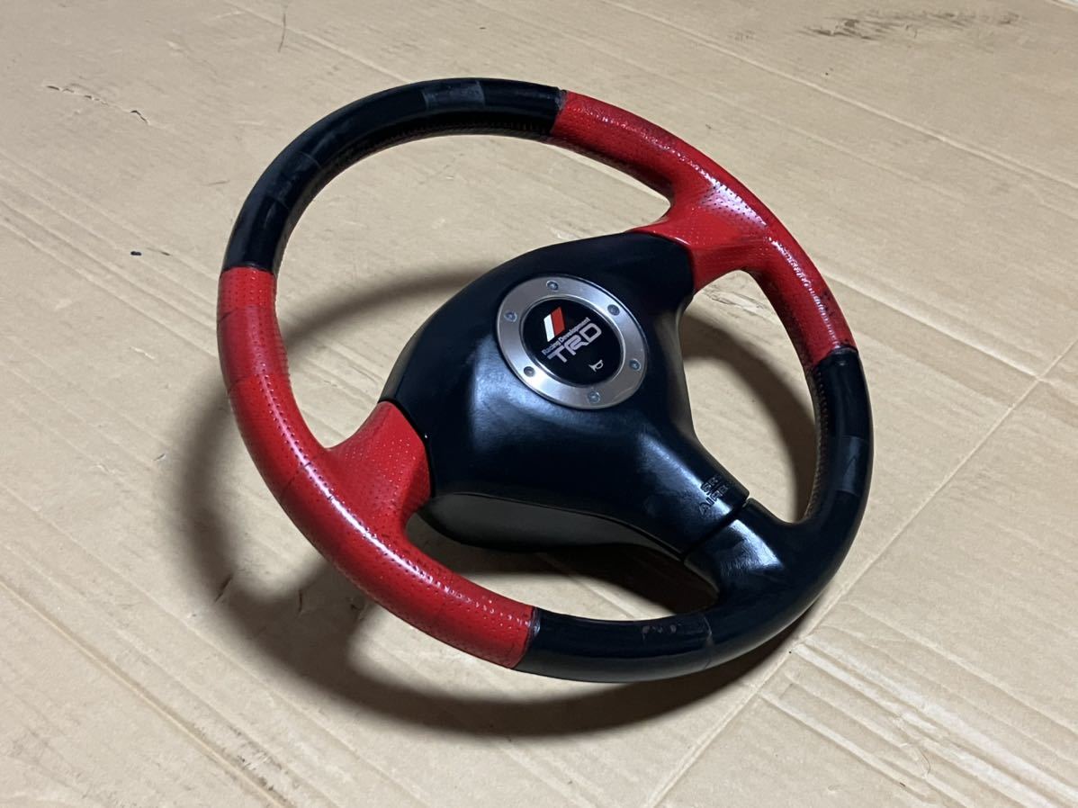 傷や汚れあり】TRD ステアリング タイプC 純正 オプションハンドル