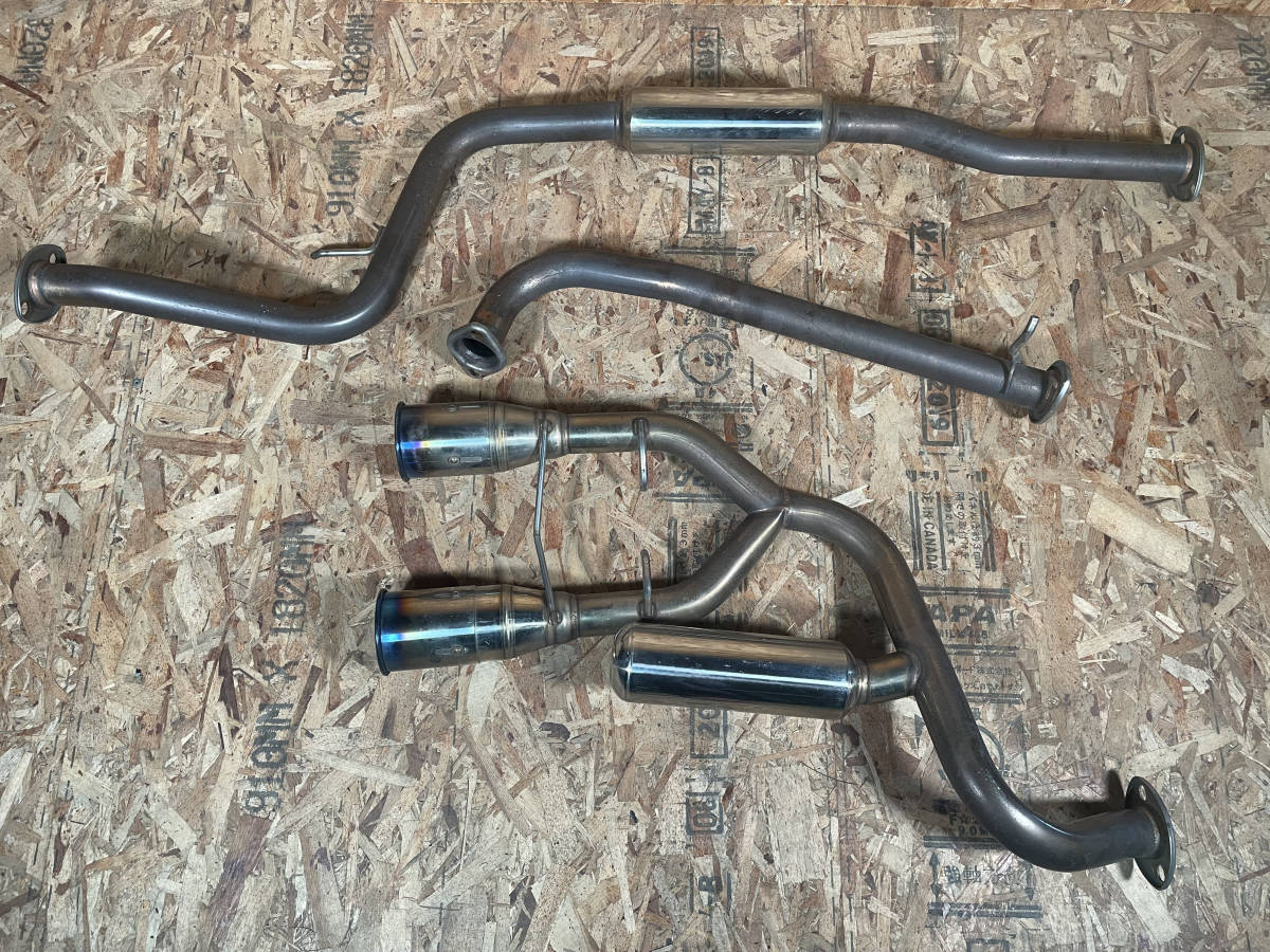 【傷や汚れあり】【805】ダイハツ コペン L880K JBDET マフラー GP SPORTS EXAS EVO Tune 3分割 GP