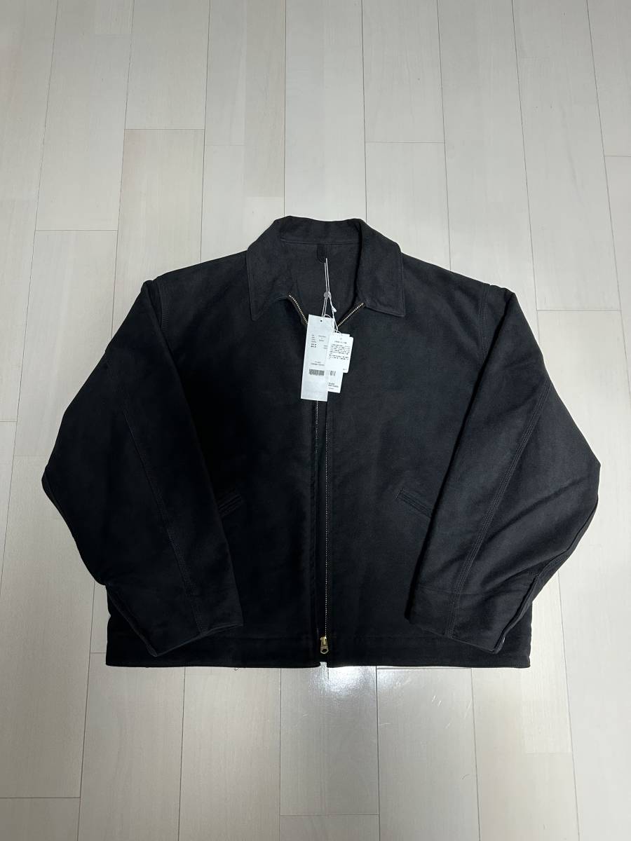 未使用】23AW 新品 COMOLI モールスキンジップショートジャケット 3
