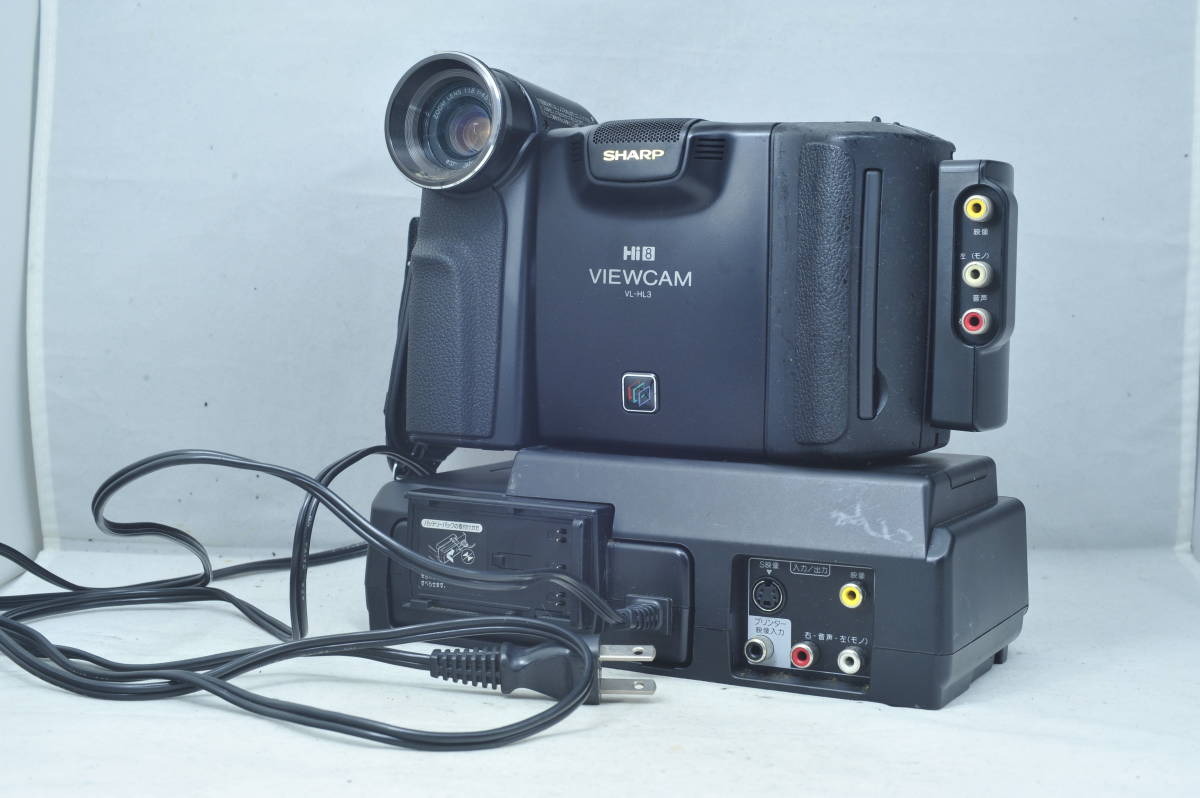 動作品★VL-HL55 シャープ Hi8 ビデオカメラ 8mm 707 Amazon | SHARP シャープ VL-HL55 液晶ビューカム ハイエイト