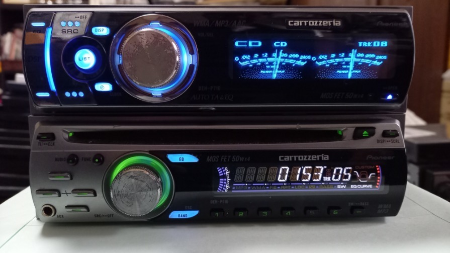 傷や汚れあり】カロッツェリア carrozzeria DEH-P710 DEH-P510の落札