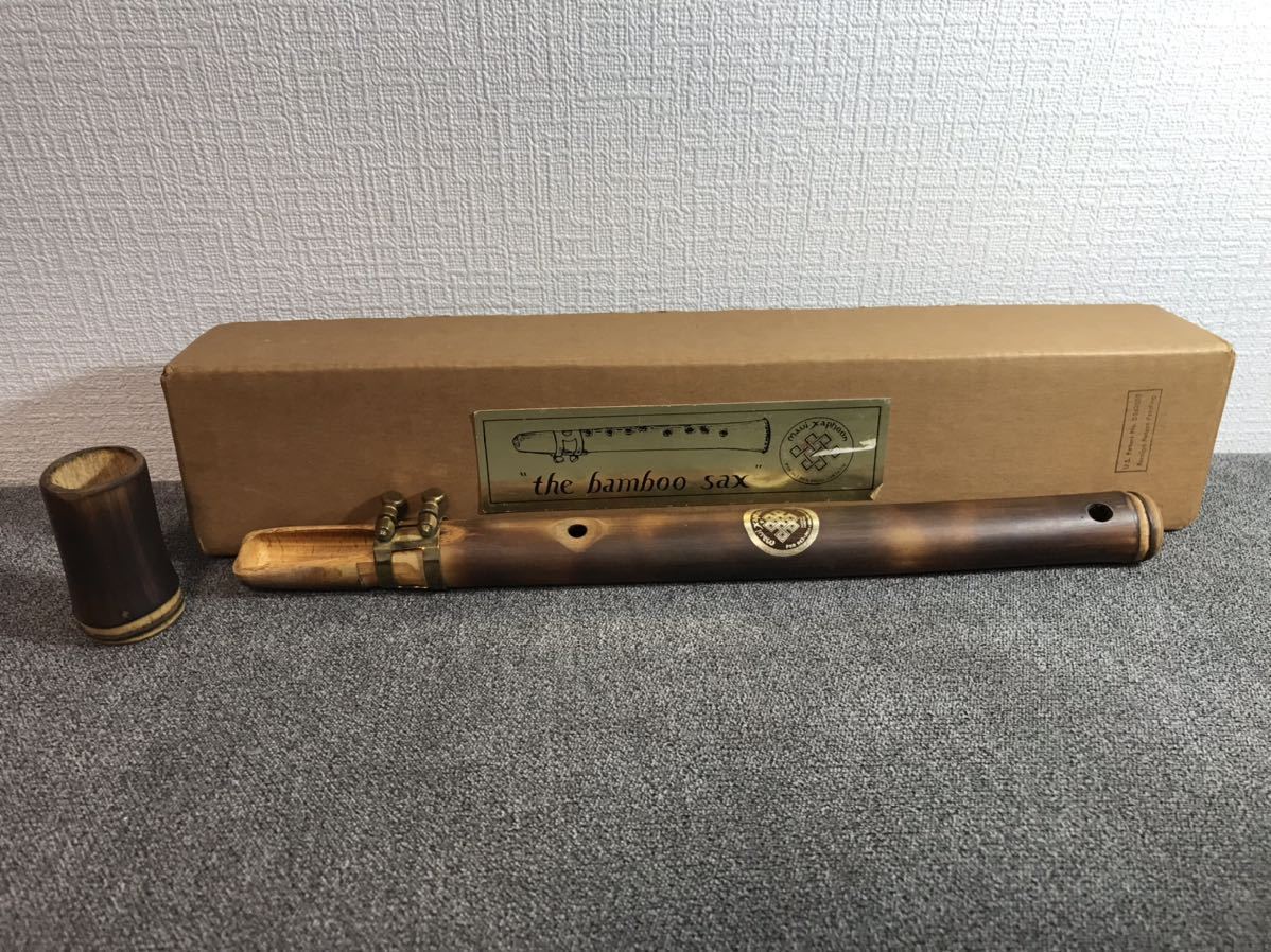 【傷や汚れあり】10319 Maui Xaphoon マウイ ザッフーン ザフーン bamboo sax 箱付き 楽器 音楽の落札情報詳細