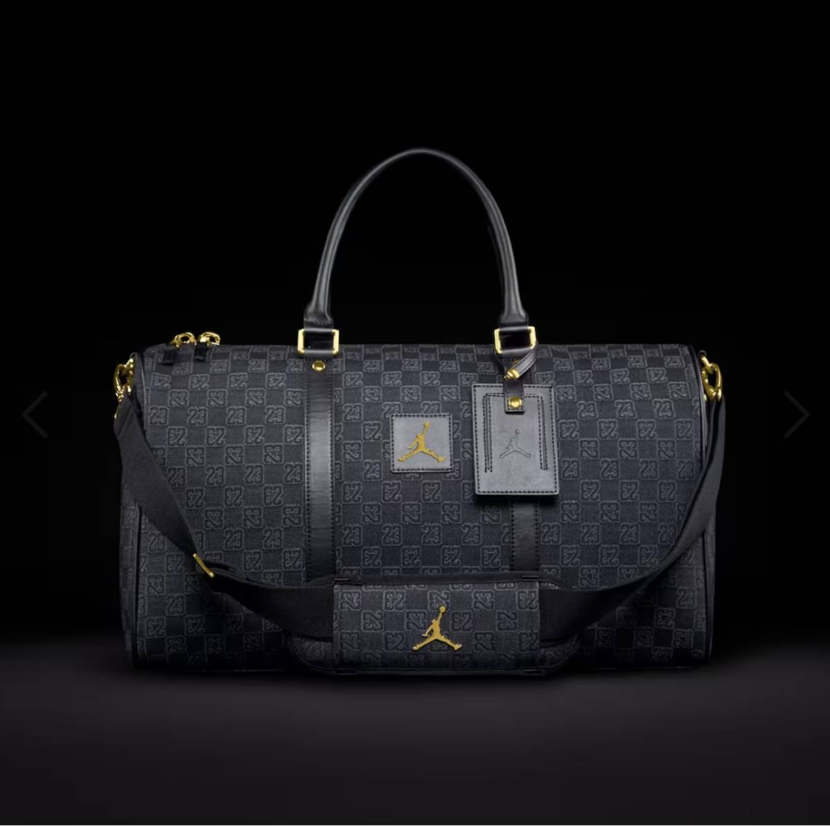 【未使用】JORDAN BRAND MONOGRAM DUFFLEBAG BLACK 23HOS ジョーダン ブランド モノグラム ダッフル