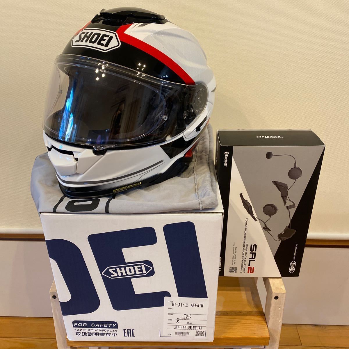 ショウエイ GT-AirII 【Lサイズ】 インカムセット JUXXSHOEI