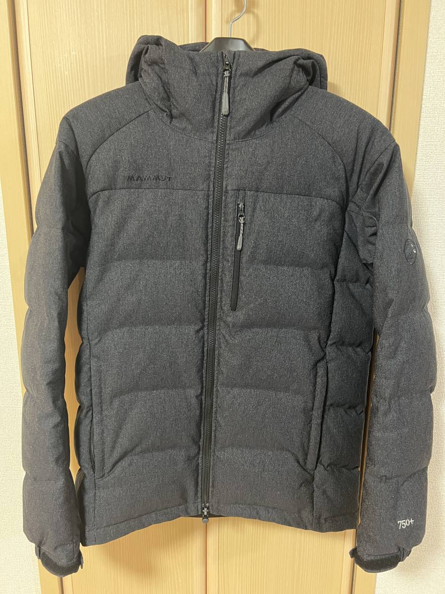MAMMUT SERAC Down Hoody Herringborn Men 0033 black melange Lサイズ  