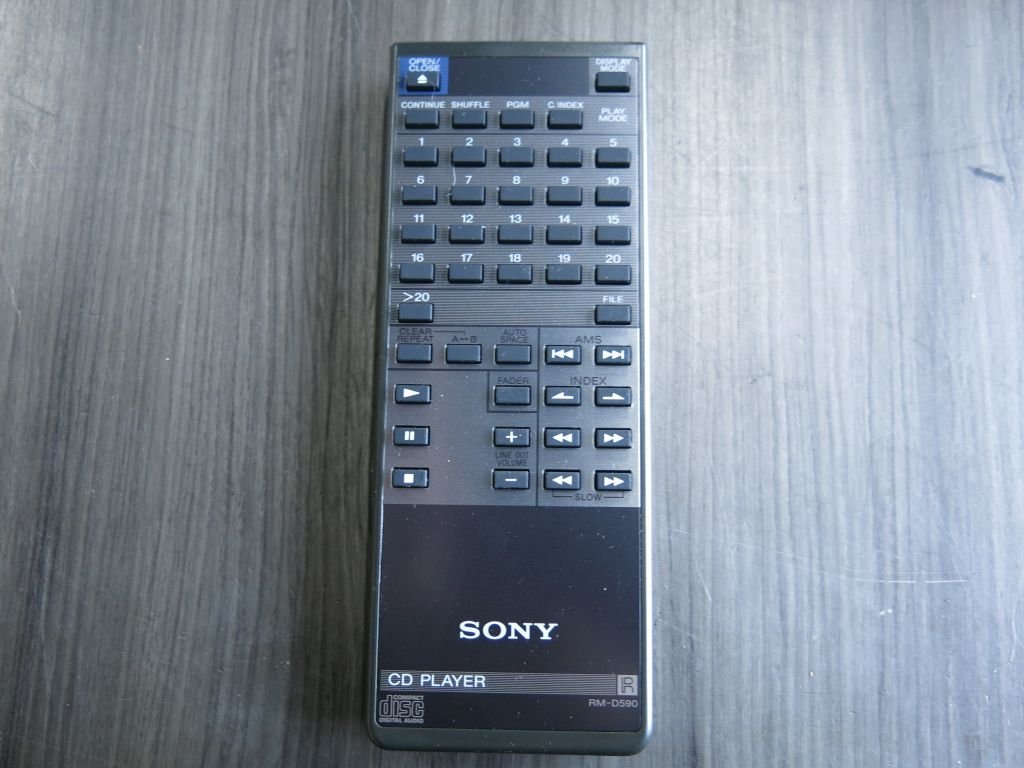 中古】ソニー オーディオリモコン RM-D570 10島30 除菌・清掃済 SONY