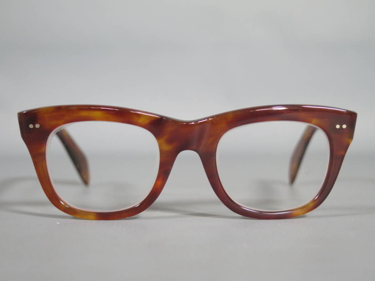 セール】本鼈甲メガネフレームヴィンテージSPM刻印入