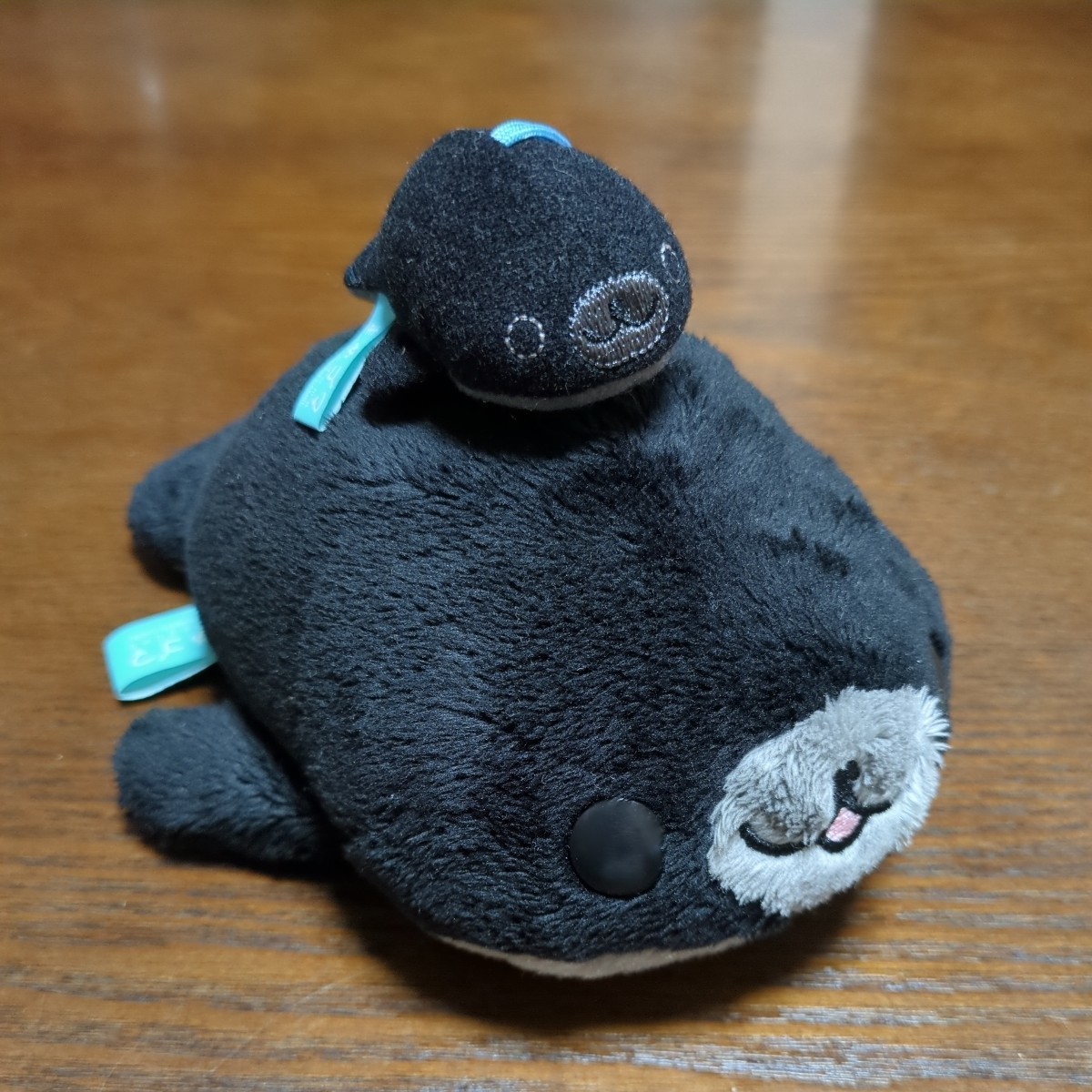 やや傷や汚れあり】☆ まめゴマ ぬいぐるみ マスコット くろゴマ