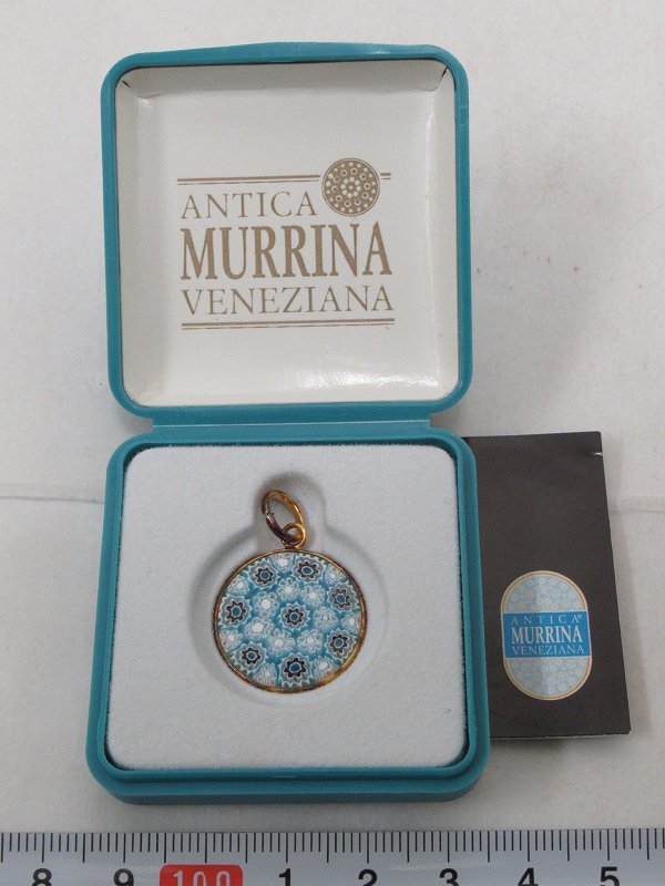 【傷や汚れあり】P0904 MURRINA ベネチアングラス ミルフィオリ ペンダントトップ アクセサリー 共箱の落札情報詳細 - Yahoo ...