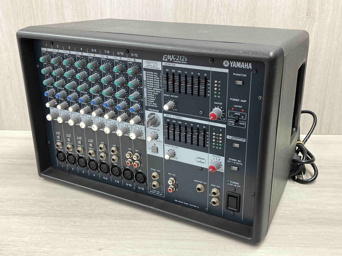 【全体的に状態が悪い】【ジャンク】YAMAHA EMX212S POWERED MIXERの落札情報詳細 ヤフオク落札価格検索 オークフリー