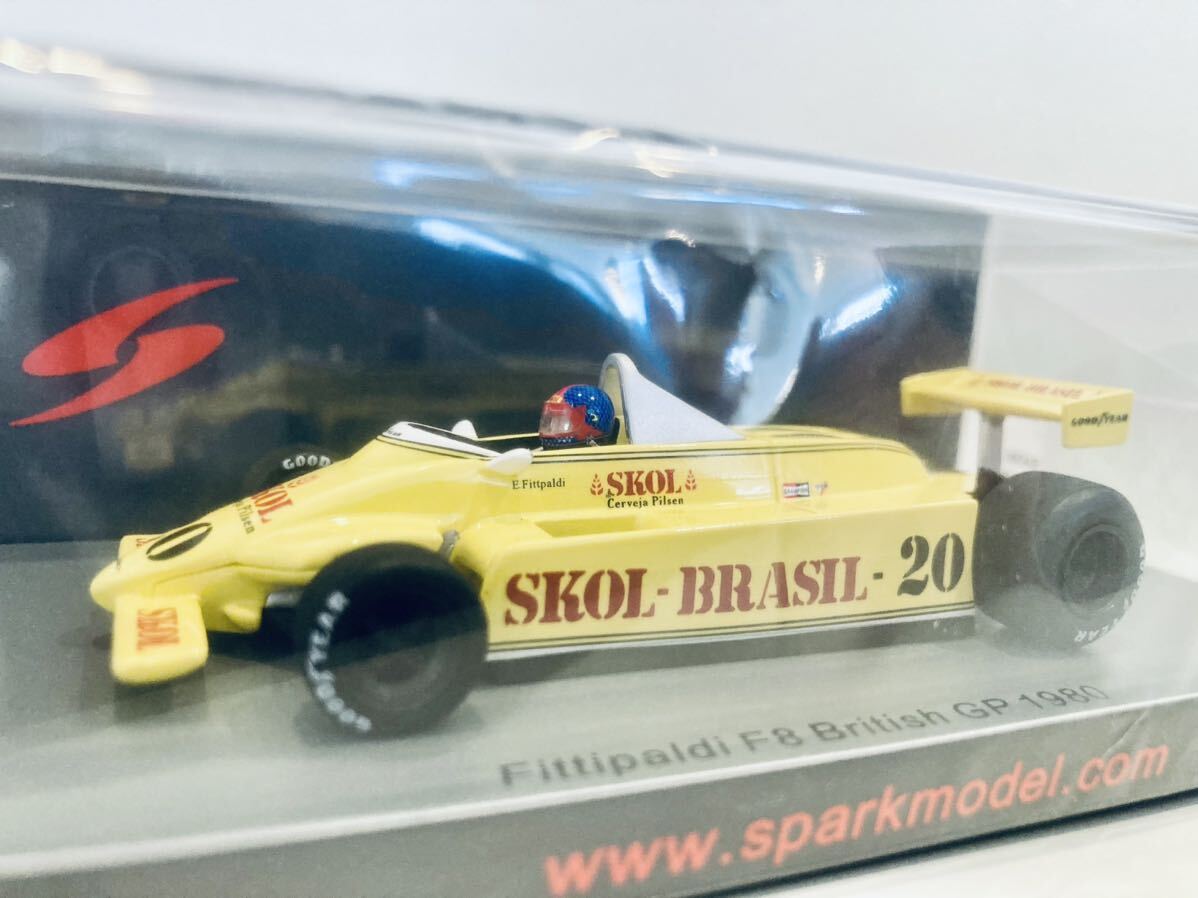 Spark Fittipaldi F8C #20 Keke Rosberg Gran Premio De Bélgica 1981 1/43 S4583 | UK