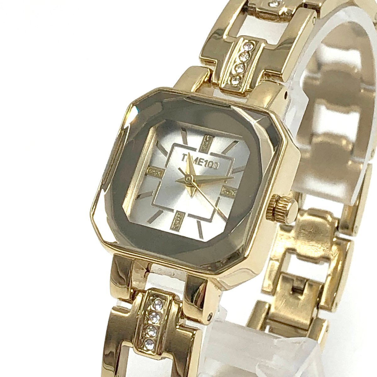 Time100 夏のレディース腕時計 折畳ん 日本製のクオーツ ブレスレット式 