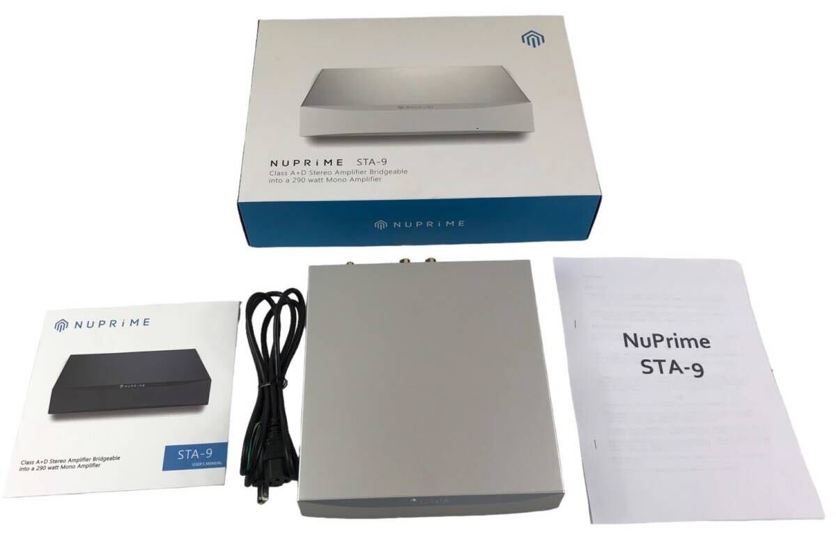 NuPrime ST-10 パワーアンプ シルバー （NuPrime STA-9 ステレオ