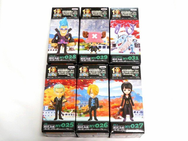 ワンピースコレクタブル 劇場版ストロングワールド黒服一味+メリー号