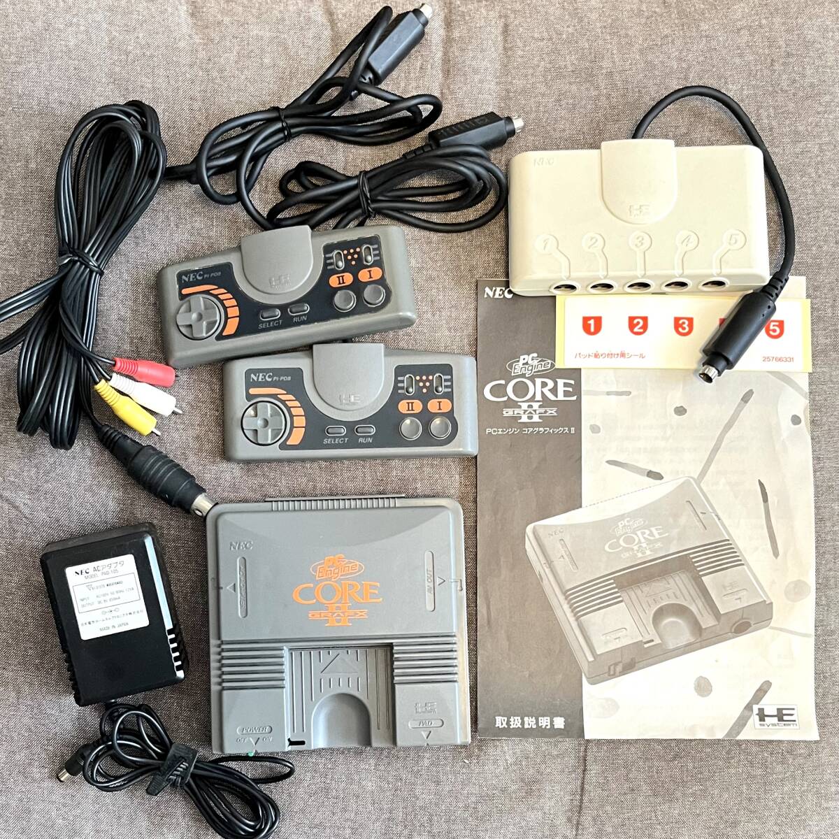 動作確認済みPCエンジンコアグラフィックスセット PCエンジン
