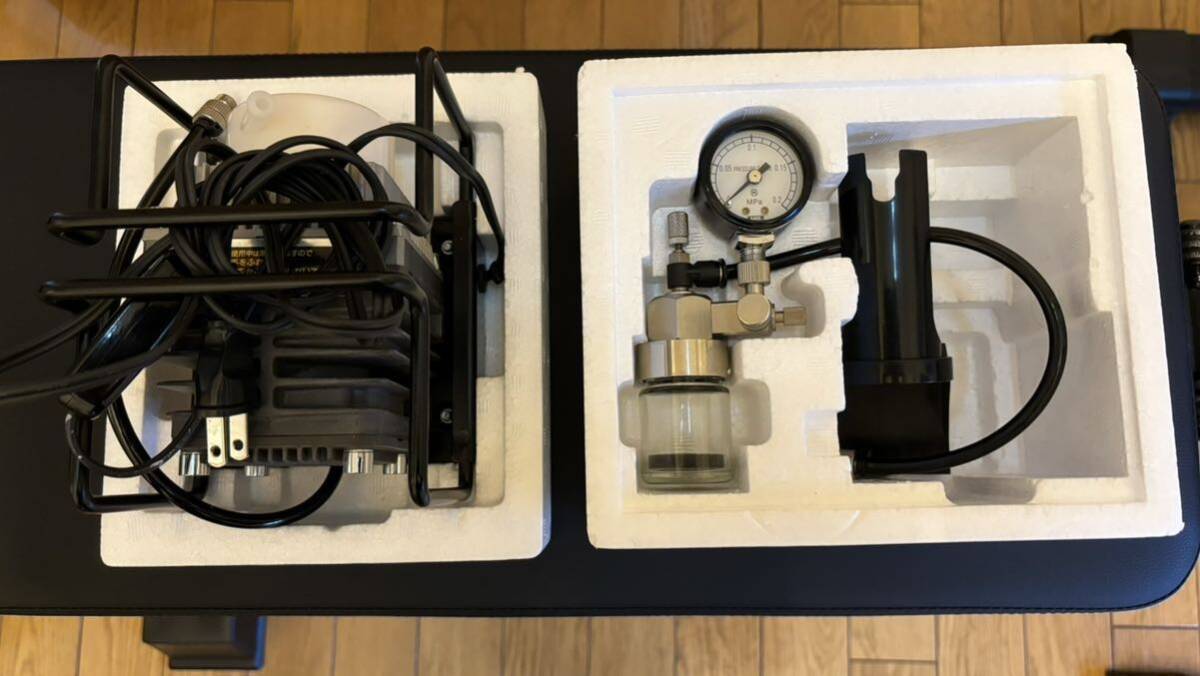 Mr.リニアコンプレッサーL5/エアブラシセット 出品 くろー様専用Mr.リニアコンプレッサー＆エアブラシセット L5