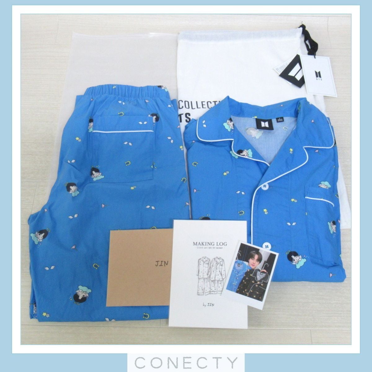 BTS JIN 天使パジャマLサイズ JIN 天使 パジャマ Lサイズ BTS JIN 天使パジャマ Lサイズ ARTIST MADE