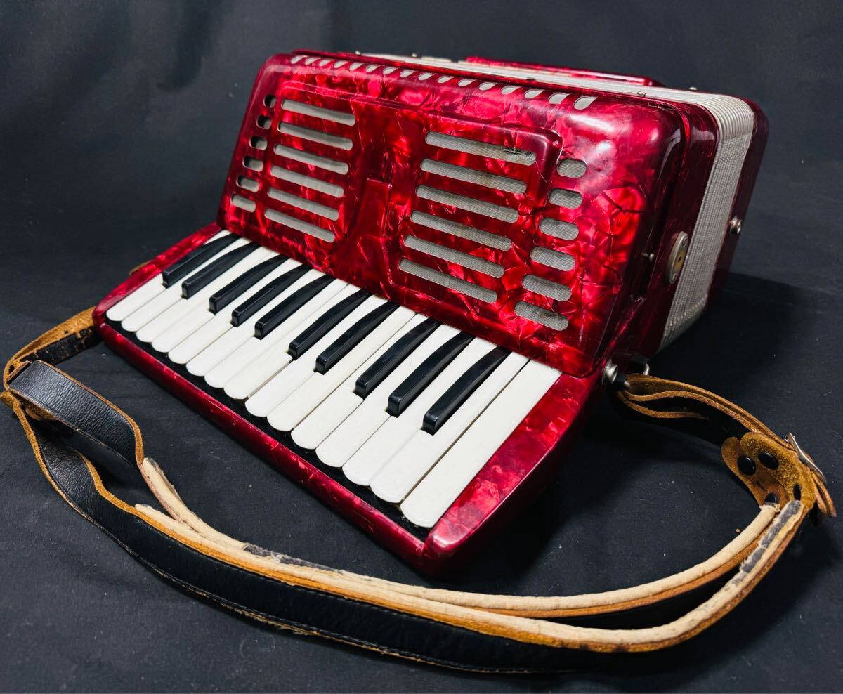 YAMAHA ヤマハ YA-80 80ベース アコーディオン 34鍵盤 ケース付 YAMAHA