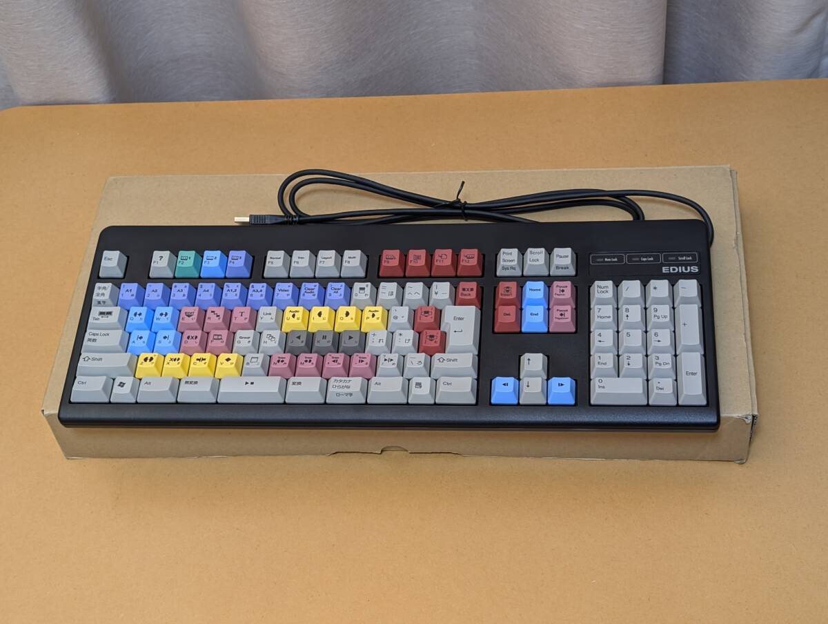 EDIUS 編集用 USBキーボード/EDIUS 108 Keyboard EDIUSV6KB(JP)・grass