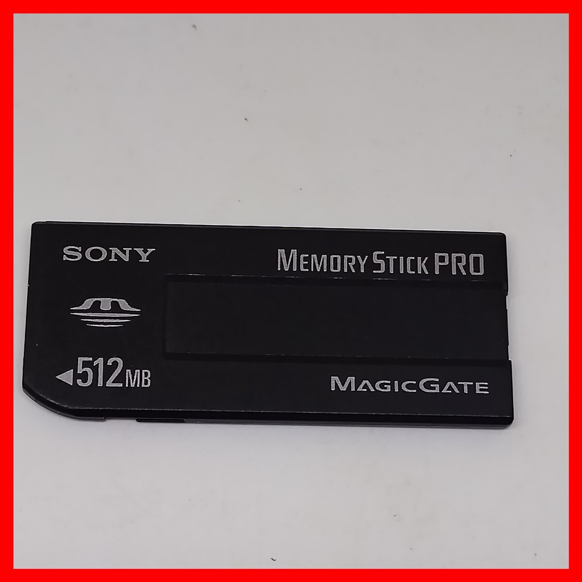 【目立った傷や汚れなし】SONY ソニー 純正 MEMORY STICK メモリースティック 512MB MSX512S MAGIC