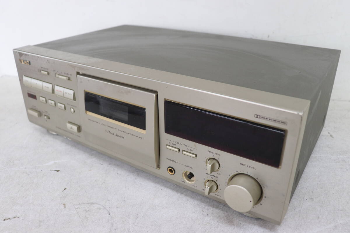 TEAC カセットデッキ V-1050 ♪TEAC V-1050 動作品 リモコン付属