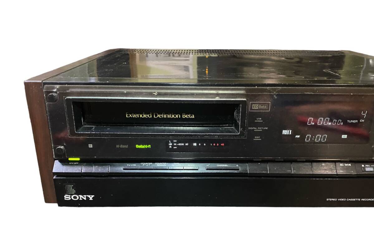 ☆ジャンク☆ SONY ソニー EDベータ ビデオデッキ EDV-8000