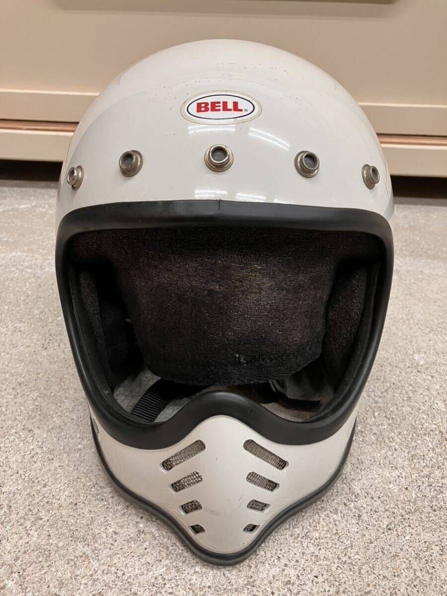 BELL MOTO3 ホワイト フルフェイスヘルメット　Lサイズ BELL MOTO3 ホワイト フルフェイスヘルメット Lサイズ BELL MOTO